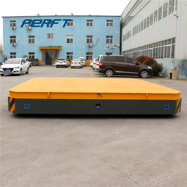 industrial motorized cart with swivel casters 30 tons